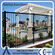 Anping Factory high quality small garden fence, steel garden fence, galvanized tubular steel fencing